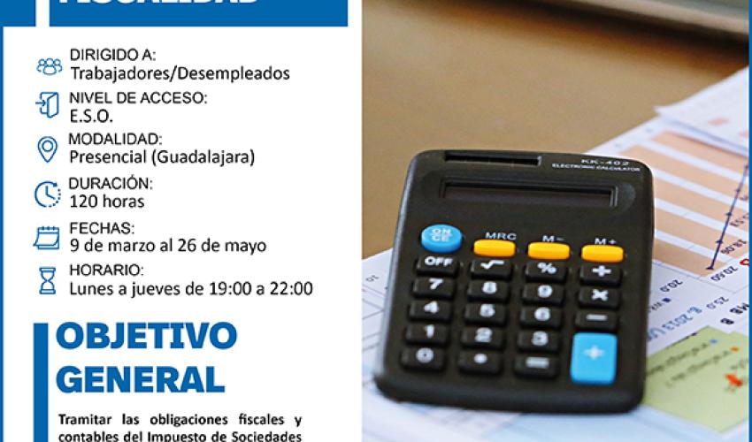 Abierto el plazo de inscripci�n para el curso gratuito de contabilidad general digitalizada y fiscalidad de CEOE-CEPYME Guadalajara