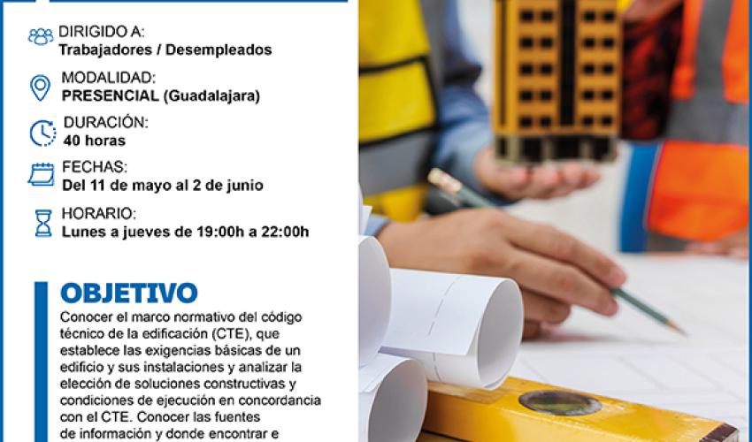CEOE-CEPYME Guadalajara lanza un curso gratuito sobre el C�digo T�cnico de la Edificaci�n CTE