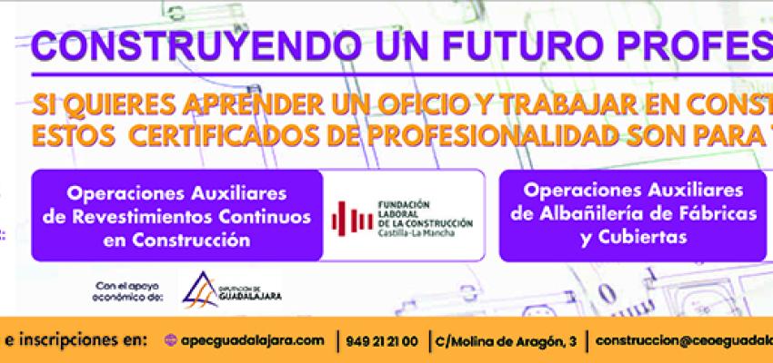 Abierto el plazo de inscripci�n para la formaci�n remunerada del sector de la construcci�n