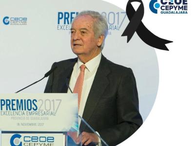 CEOE-CEPYME Guadalajara lamenta el fallecimiento de Agust�n de Grandes, presidente de la organizaci�n durante 17 a�os