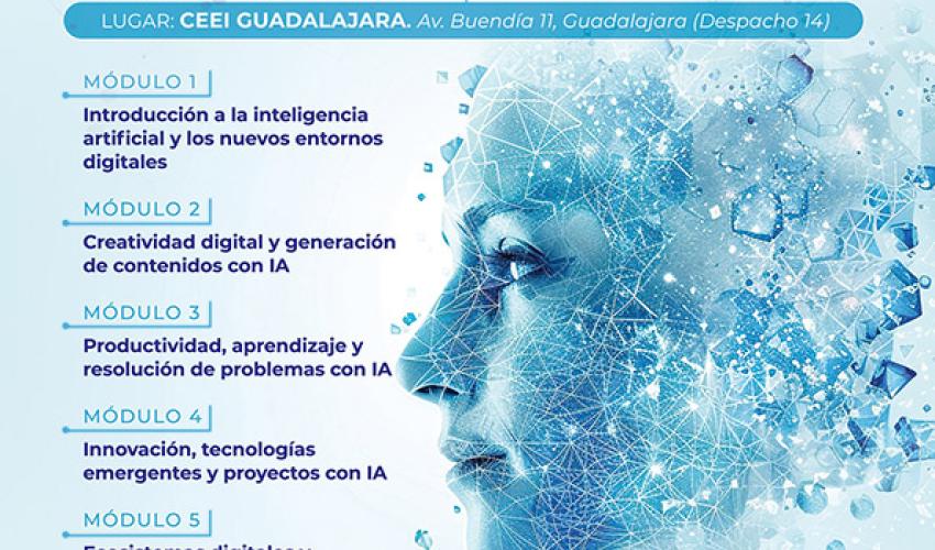 El CEEI Guadalajara y el Ayuntamiento de Guadalajara impulsan el talento joven con un programa formativo gratuito en inteligencia artificial