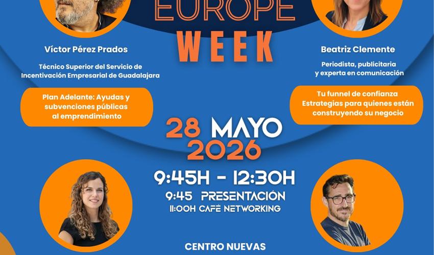 El CEEI Guadalajara conecta a los emprendedores locales con las oportunidades europeas en la Startup Europe Week el pr�ximo 28 de mayo