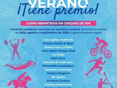 La Asociaci�n provincial de Empresarios de Servicios de la Actividad F�sica y el Deporte de Guadalajara lanza su campa�a El deporte en verano tiene premio, de la mano de Impulsa Guadalajara