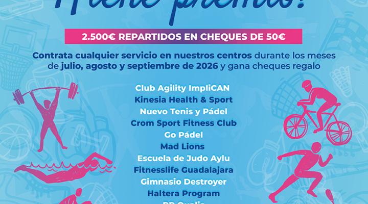 La Asociaci�n provincial de Empresarios de Servicios de la Actividad F�sica y el Deporte de Guadalajara lanza su campa�a El deporte en verano tiene premio, de la mano de Impulsa Guadalajara