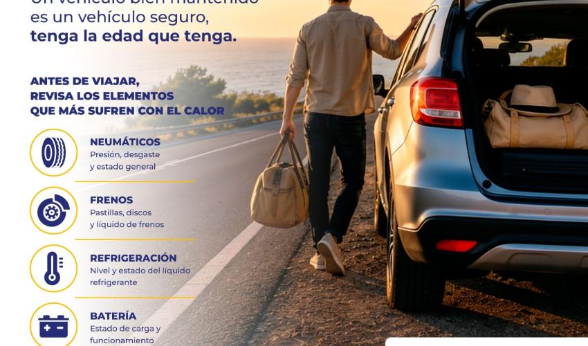 La Asociaci�n de Talleres de Guadalajara, junto con CETRAA vuelven a hacer un llamamiento al mantenimiento preventivo ante los desplazamientos estivales