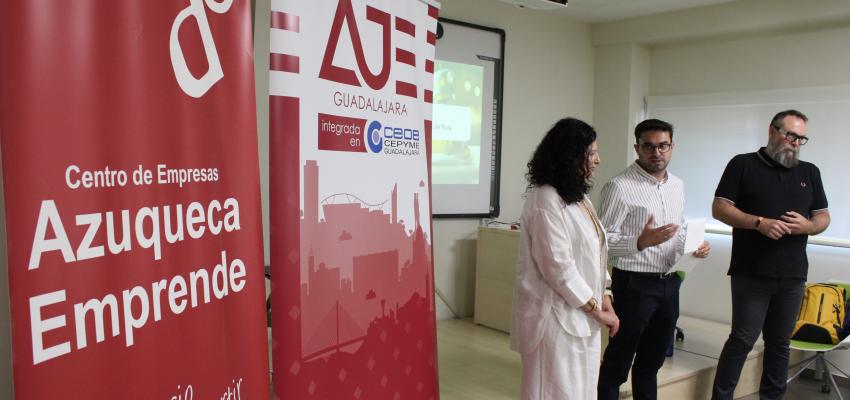 AJE Guadalajara re�ne a empresarios y emprendedores para acercar la inteligencia artificial al tejido empresarial de la provincia  