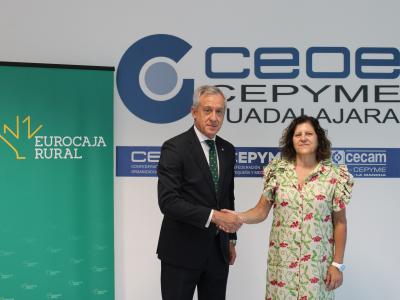 Eurocaja Rural y CEOE-CEPYME Guadalajara renuevan su alianza para respaldar a empresarios y aut�nomos