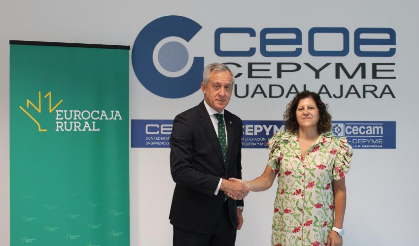 Eurocaja Rural y CEOE-CEPYME Guadalajara renuevan su alianza para respaldar a empresarios y aut�nomos