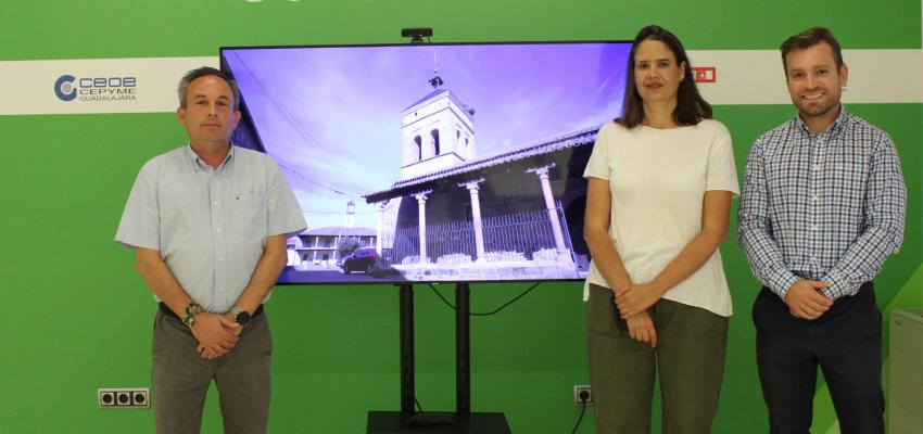 La alcaldesa de Humanes destaca la calidad de vida, el dinamismo empresarial y las oportunidades de crecimiento del municipio durante su visita a la oficina Impulsa Guadalajara