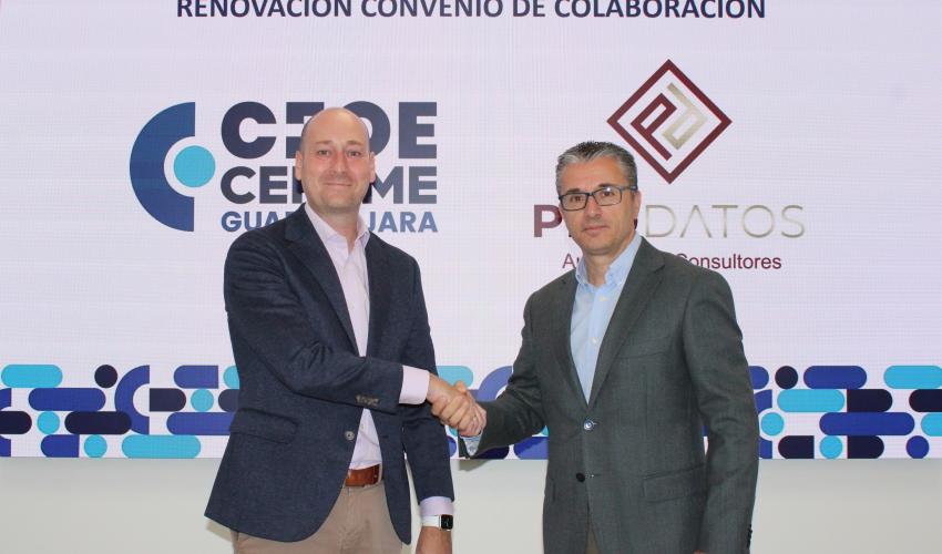 CEOE-CEPYME Guadalajara y PRODATOS renuevan su convenio para ayudar a pymes y aut�nomos a proteger los datos de sus clientes y trabajadores