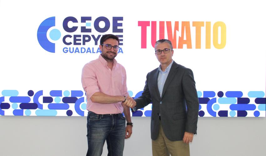 CEOE-CEPYME Guadalajara y Tuvatio renuevan su convenio de colaboraci�n para fomentar el ahorro y la eficiencia energ�tica