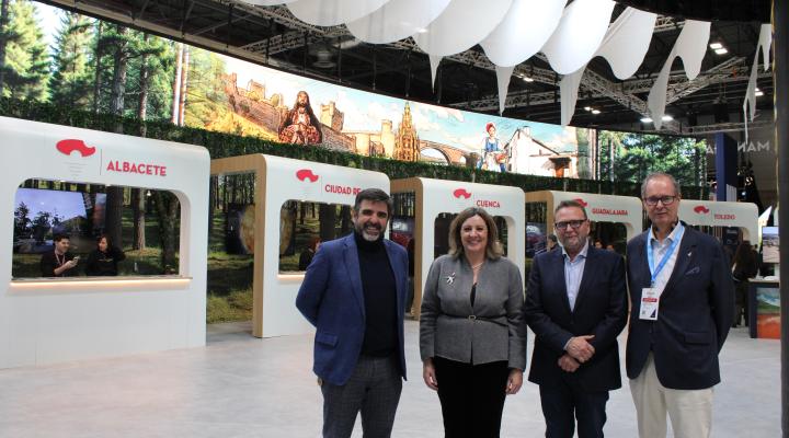 La Federaci�n provincial de Turismo y Hosteler�a de Guadalajara  muestra la gastronom�a y el potencial tur�stico de la provincia en el d�a de Guadalajara en el stand de Castilla-La Mancha en FITUR