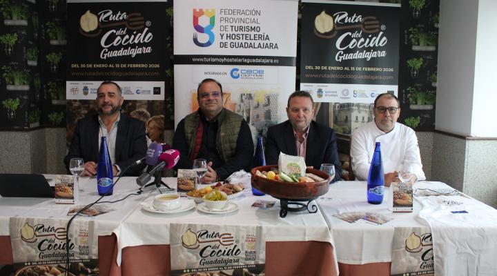 La Federaci�n provincial de Turismo y Hosteler�a de Guadalajara colabora con la I ruta del cocido de Guadalajara