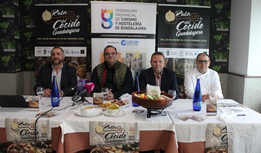 La primera edici�n de la Ruta del cocido de Guadalajara supera las 20.000 raciones servidas
