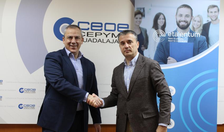 CEOE-CEPYME Guadalajara y Etalentum colaborar�n para apoyar el crecimiento econ�mico de la provincia 