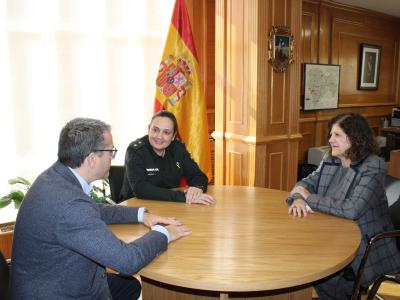 La presidenta de CEOE-CEPYME Guadalajara mantiene su primera reuni�n con la nueva Teniente Coronel de la Guardia Civil para reforzar la colaboraci�n institucional