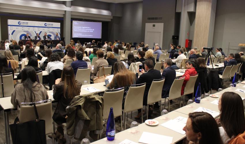 La inspecci�n de trabajo muestra sus previsiones de inspecci�n para 2026 ante cerca de 200 empresarios 