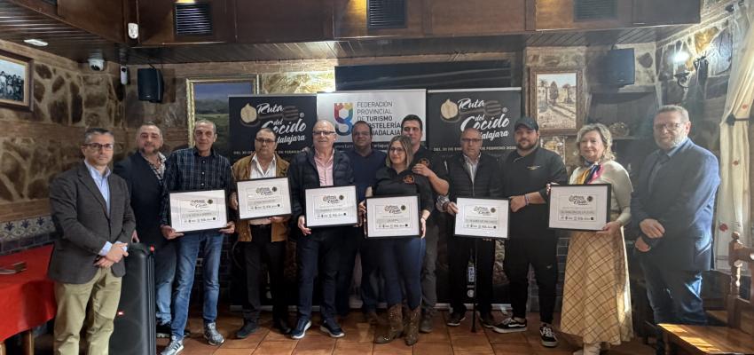 Mes�n La Vera, ganador de la primera edici�n de la ruta del cocido de Guadalajara 