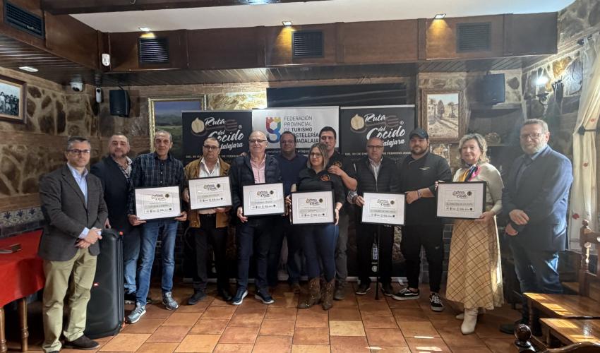 Mes�n La Vera, ganador de la primera edici�n de la ruta del cocido de Guadalajara 