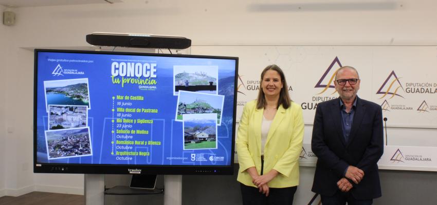 La Diputaci�n junto con la Federaci�n provincial de Turismo y Hosteler�a de Guadalajara, ampl�a las rutas del programa de viajes para mujeres y mayores Conoce tu Provincia