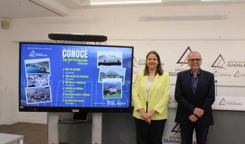 La Diputaci�n junto con la Federaci�n provincial de Turismo y Hosteler�a de Guadalajara, ampl�a las rutas del programa de viajes para mujeres y mayores Conoce tu Provincia