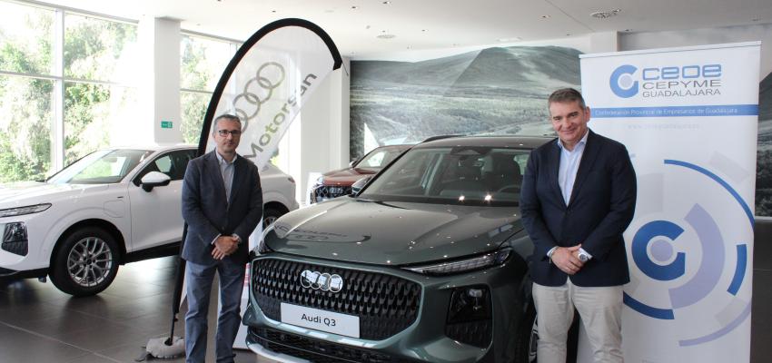 CEOE-CEPYME Guadalajara refuerza su alianza con Motorsan-Audi para apoyar al tejido empresarial