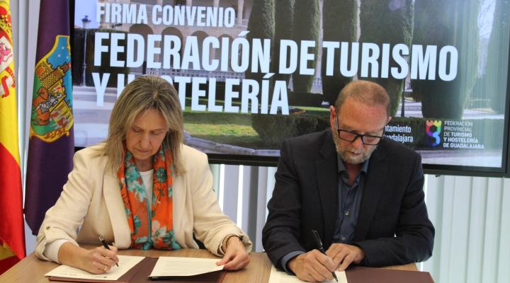 La Federaci�n provincial de Turismo y Hosteler�a de Guadalajara y el ayuntamiento capitalino refuerzan su alianza para impulsar el consumo y la proyecci�n tur�stica de Guadalajara
