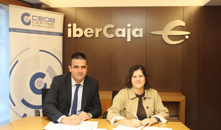 Ibercaja y CEOE-CEPYME Guadalajara refuerzan su alianza para apoyar a empresas y aut�nomos de la provincia