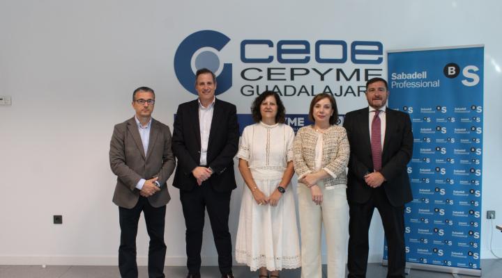 CEOE-CEPYME Guadalajara y Banco Sabadell refuerzan su colaboraci�n para impulsar la competitividad de las empresas de la provincia
