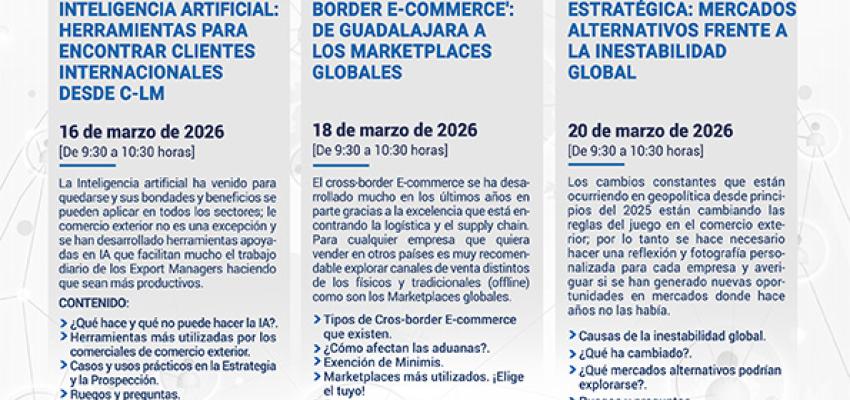 CEOE-CEPYME Guadalajara impulsa un nuevo ciclo de jornadas virtuales sobre internacionalizaci�n empresarial