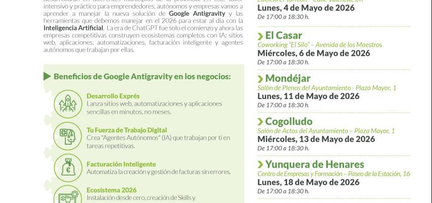 La Inteligencia Artificial llega a la provincia de la mano de Impulsa Guadalajara 