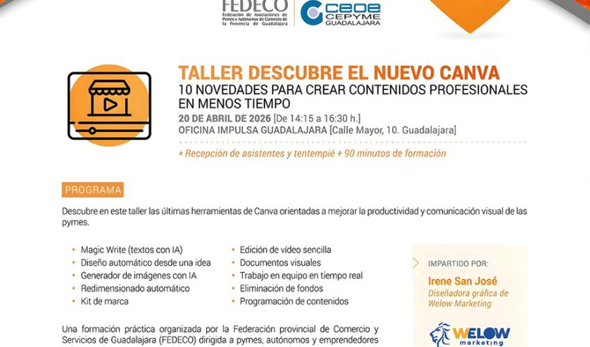 FEDECO organiza un nuevo taller formativo gratuito para el peque�o comercio