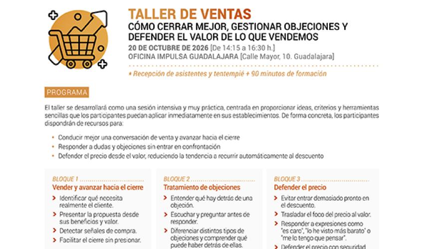 FEDECO organiza un nuevo taller formativo gratuito para el peque�o comercio