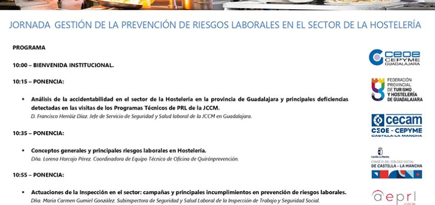 CEOE-CEPYME Guadalajara organiza una jornada basada en la gesti�n de la PRL en el sector de la hosteler�a