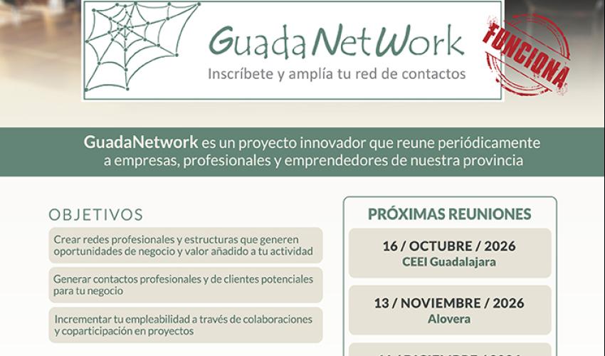 GuadaNetWork programa tres nuevos encuentros para el �ltimo trimestre de 2026, con el objetivo de seguir conectando empresas