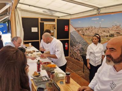 Javier Hern�ndez, del Restaurante Las Horneras de Cobeta, particip� en la edici�n de Tast a La Rambla 2026 en Barcelona