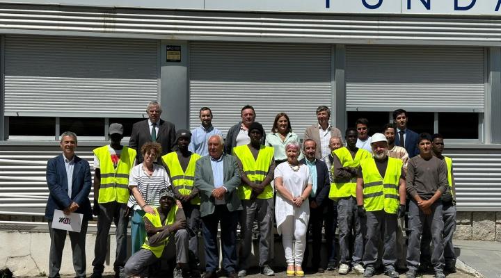 Los agentes implicados en el proyecto construyendo un futuro profesional visitan los cursos de formaci�n