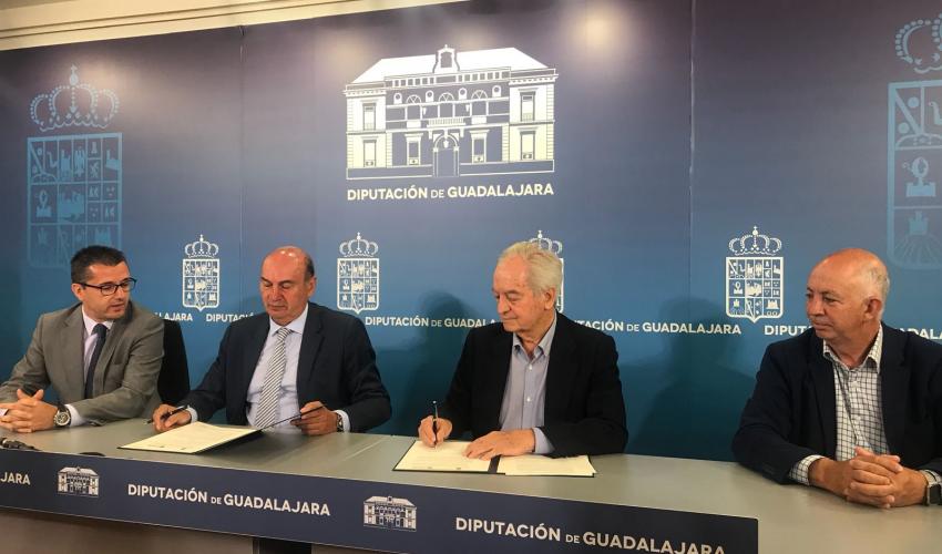 La Diputaci�n de Guadalajara reafirma su apoyo a los empresarios y aut�nomos de la provincia ampliando su colaboraci�n con CEOE-CEPYME Guadalajara