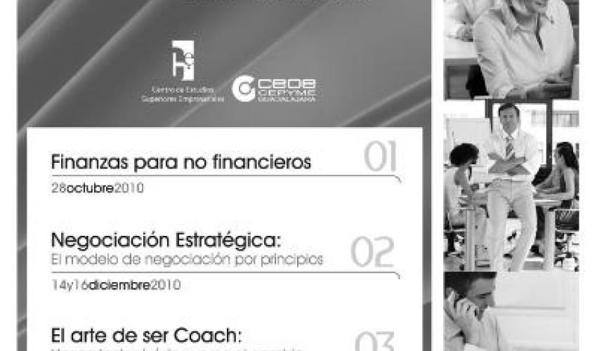 El Centro de Estudios de CEOE Guadalajara programa sus cursos de alta direcci�n hasta final de a�o