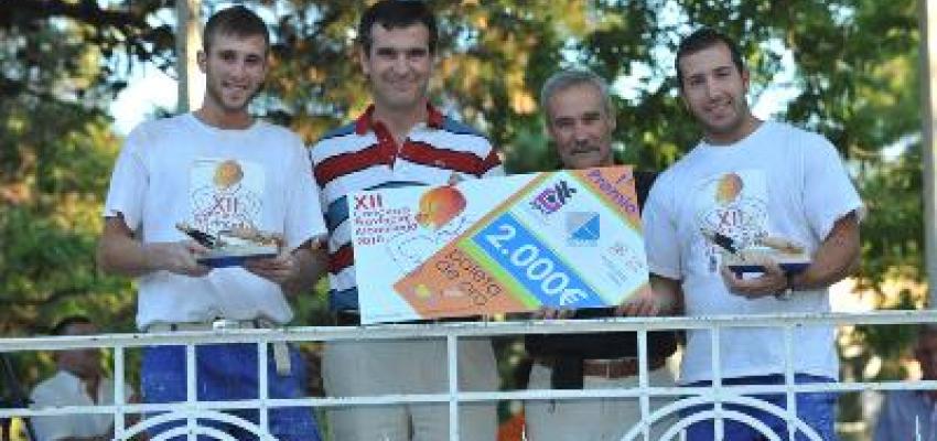 Joaqu�n Rodr�guez Corsino y Jos� Ram�n Cazallas Ruiz, ganadores del XII Concurso de Alba�iler�a