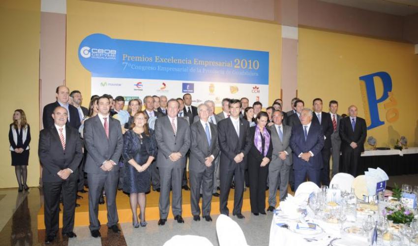 CEOE-CEPYME Guadalajara entrega sus Premios Excelencia Empresarial 2010