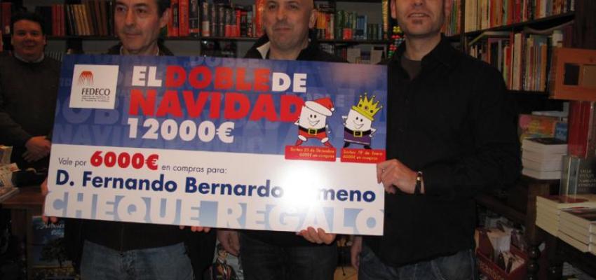 Fernando Bernado Gimeno se gasta los 6.000 euros del doble de navidad en 16 establecimientos