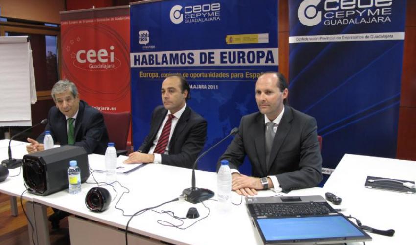 Descubrir los programas y proyectos europeos son una oportunidad para los empresarios alcarre�os
