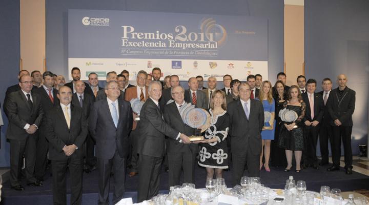 CEOE-CEPYME Guadalajara entrega sus Premios Excelencia Empresarial 2011
