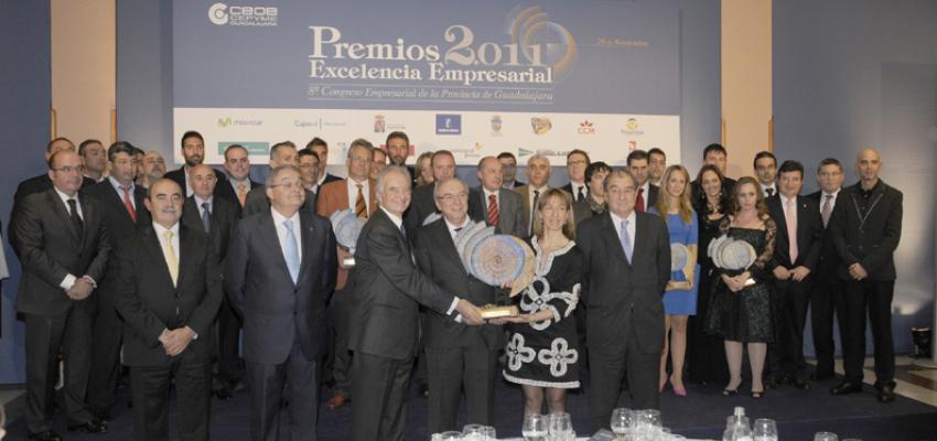 CEOE-CEPYME Guadalajara entrega sus Premios Excelencia Empresarial 2011