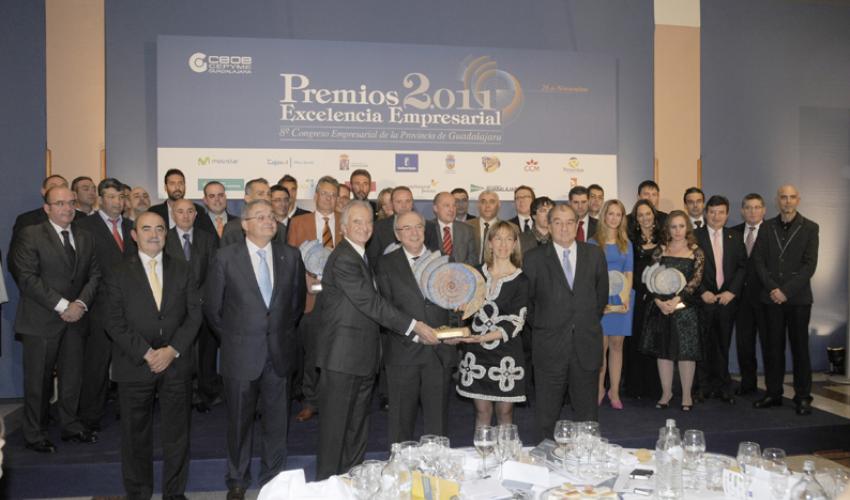CEOE-CEPYME Guadalajara entrega sus Premios Excelencia Empresarial 2011