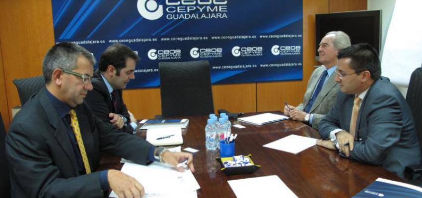 CEOE-CEPYME Guadalajara y el ayuntamiento de Yebes trabajar�n juntos para el desarrollo empresarial del municipio