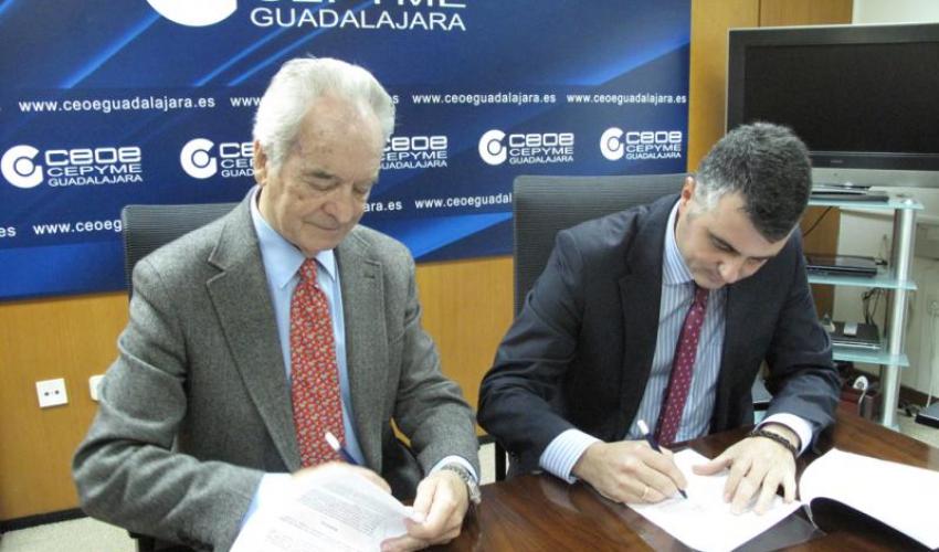 CEOE-CEPYME Guadalajara y FREMAP firman un convenio de colaboraci�n