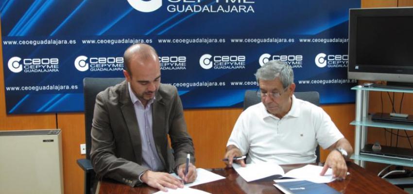 CEOE-CEPYME Guadalajara y la Asociaci�n de la Prensa firman un convenio de colaboraci�n