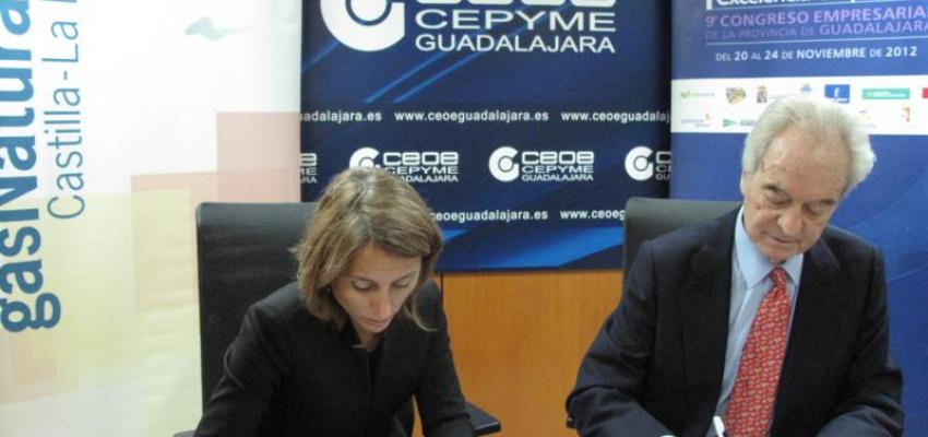 CEOE-CEPYME Guadalajara y Gas Natural Castilla-La Mancha firman un convenio de colaboraci�n